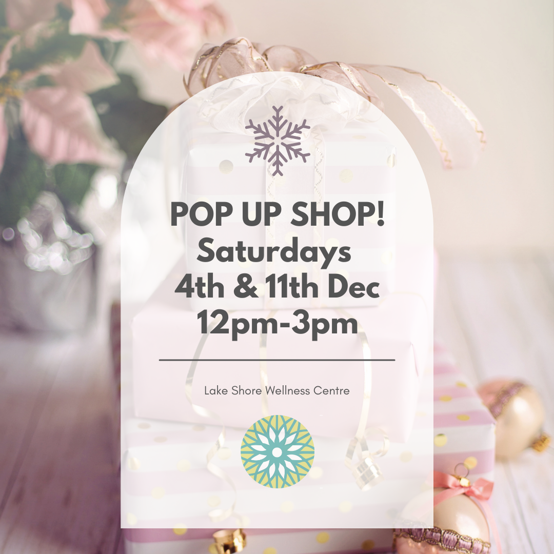 Pop Up Shop Saturdays 4th & 11th Dec 12pm-3pm
