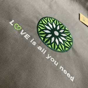 Organic  'Love is all you need' Tote Bag