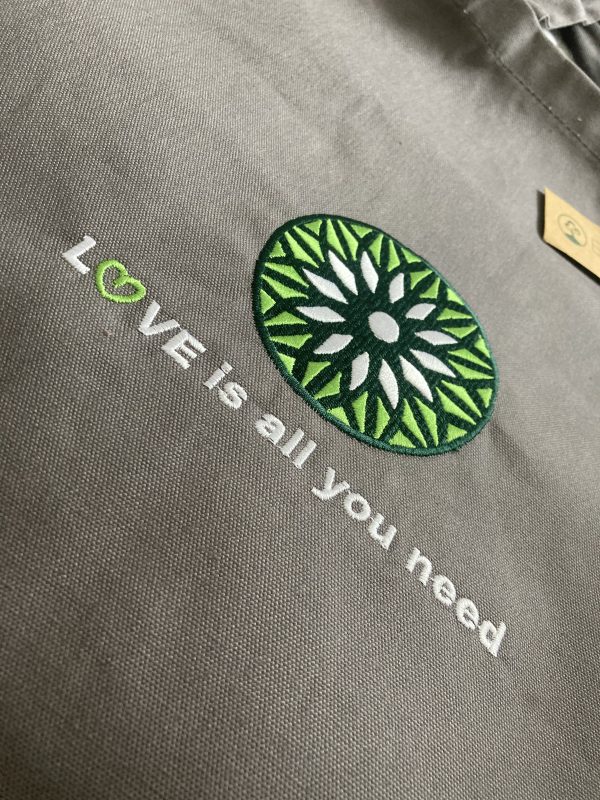 Organic  'Love is all you need' Tote Bag